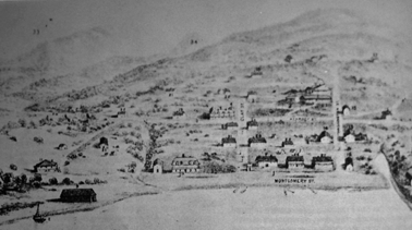 The sleepy village of yerba buena - about to decimate the oysters?