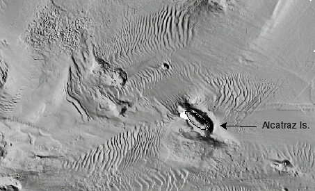 snippet of USGS relief map of part of SF Bay